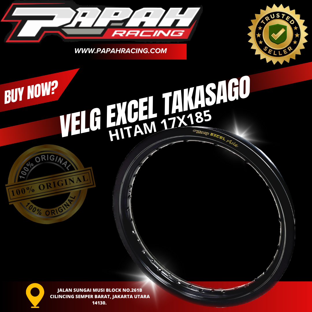 VELG EXCEL TAKASAGO HITAM 17X160